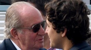 El Rey Juan Carlos y Froilán, juntos en el Gran Premio de Jerez