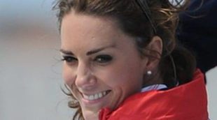 Kate Middleton apoya al equipo de vela de Gran Bretaña sin la compañía del Principe Guillermo en Londres 2012