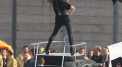 Las Spice Girls ensayan su actuación en la ceremonia de clausura de los Juegos Olímpicos de Londres 2012