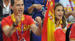 La Reina Sofía y los Príncipes Felipe y Letizia, el mejor apoyo del deporte español en Londres 2012