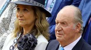 El Rey Juan Carlos y la Infanta Elena, fieles a su cita con Rafa Nadal