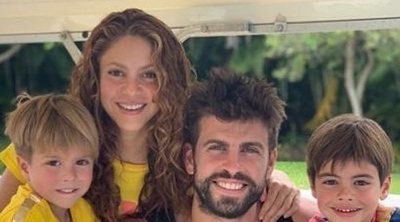 Shakira y Gerard Piqué, de vacaciones con sus hijos Milan y Sasha en un lugar desconocido