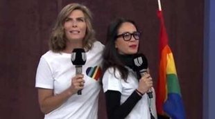 Las presentadoras mexicanas Joe Andrade y Montserrat Oliver salen del armario en directo por el Orgullo 2019