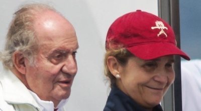 El Rey Juan Carlos gana las regatas de Sanxenxo con el apoyo incondicional de la Infanta Elena