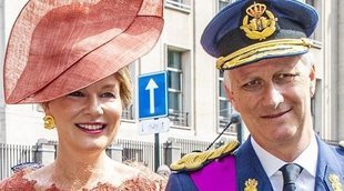 La Familia Real de Bélgica disfruta de los eventos del Día Nacional