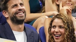 Gerard Piqué y Shakira, muy cómplices mientras disfrutan de Rafa Nadal en el US Open de Nueva York