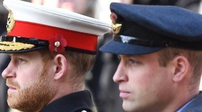 El protocolo une a los Príncipe Guillermo y Harry y separa a Kate Middleton y Meghan Markle en el Día del Recuerdo 2019