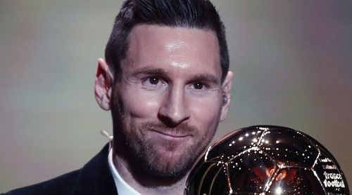Leo Messi gana su sexto Balón de Oro ante el orgullo de Antonella Rocuzzo y sus hijos mayores