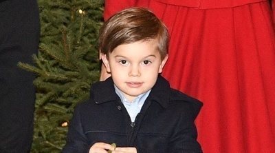 Oscar de Suecia, todo espontaneidad en la tradicional recogida del árbol de Navidad para la Familia Real Sueca