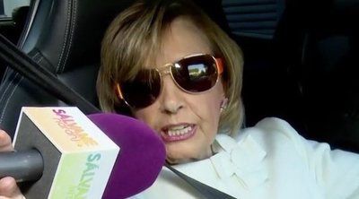 María Teresa Campos, divertida en su conexión con 'Sálvame': "Si encontráis un novio bueno me lo buscáis"