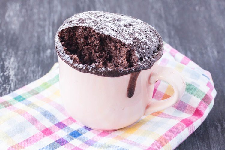 Mug cake de chocolate