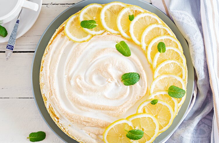 El lemon pie es una tarta a base de limón