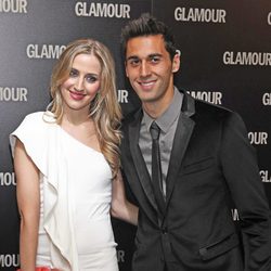 Álvaro Arbeloa y su novia en los Premios Glamour 2011