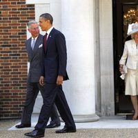 Los Obama, Carlos de Inglaterra y Camilla Parker en Londres