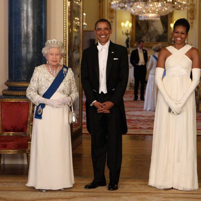 Los Obama visitan a la Familia Real Británica en Londres