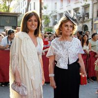 Beatriz Cortázar y Paloma Barrientos en la boda de MCST