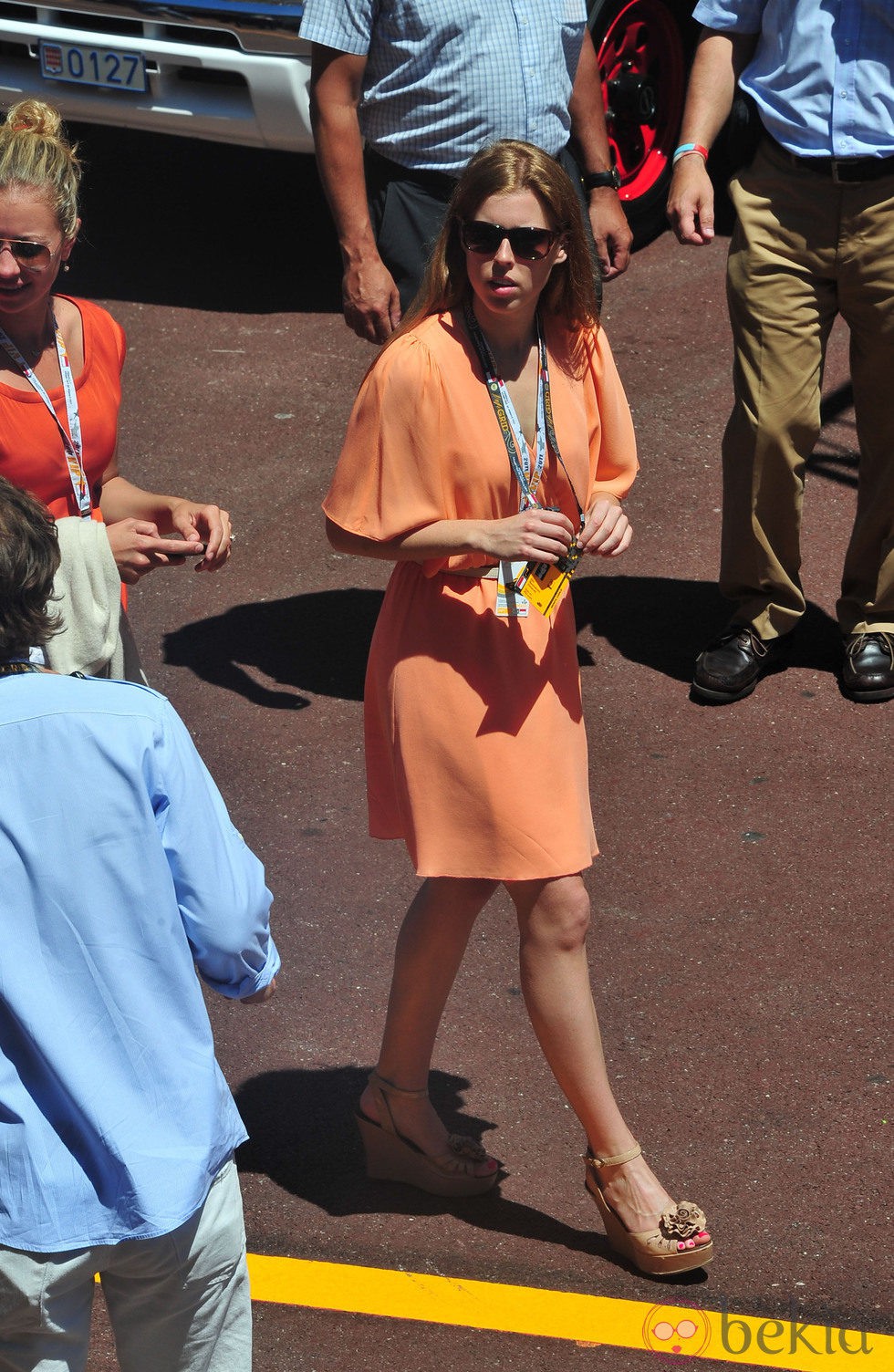 La Princesa Beatriz de York en el Gran Premio de F1 de Mónaco