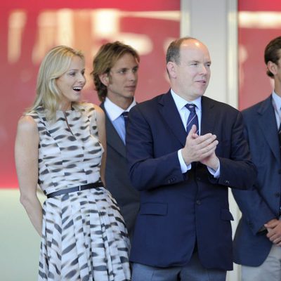 La Familia Real Monegasca en el Gran Premio de Fórmula 1 de Mónaco