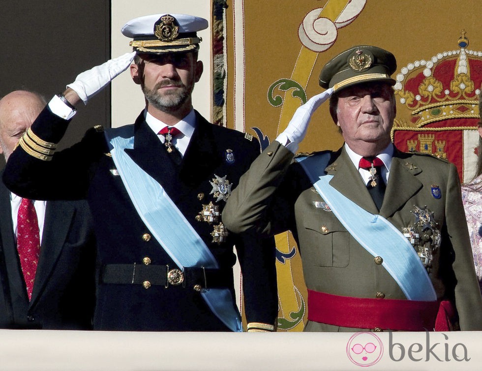 El Príncipe Felipe y el Rey Don Juan Carlos I