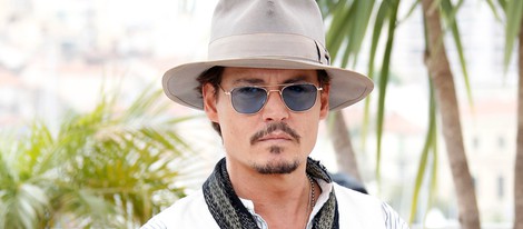 Johnny Depp a su llegada a Cannes