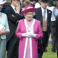 La Reina Isabel II en el Derby de Epsom