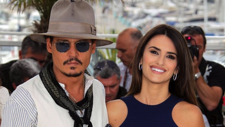 Johnny Depp y Penélope Cruz en Cannes