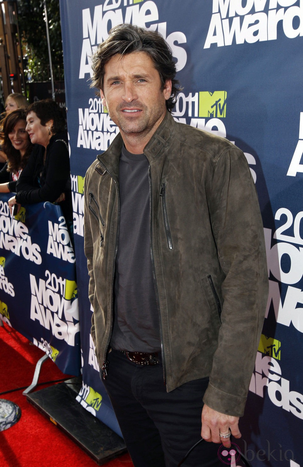 Patrick Dempsey en la alfombra roja de los MTV Movie Awards 2011
