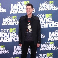 Jim Carrey en la alfombra roja de los MTV Movie Awards 2011