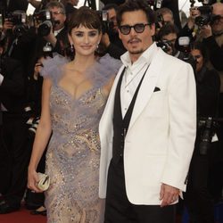 Penélope Cruz y Johnny Depp juntos en Cannes