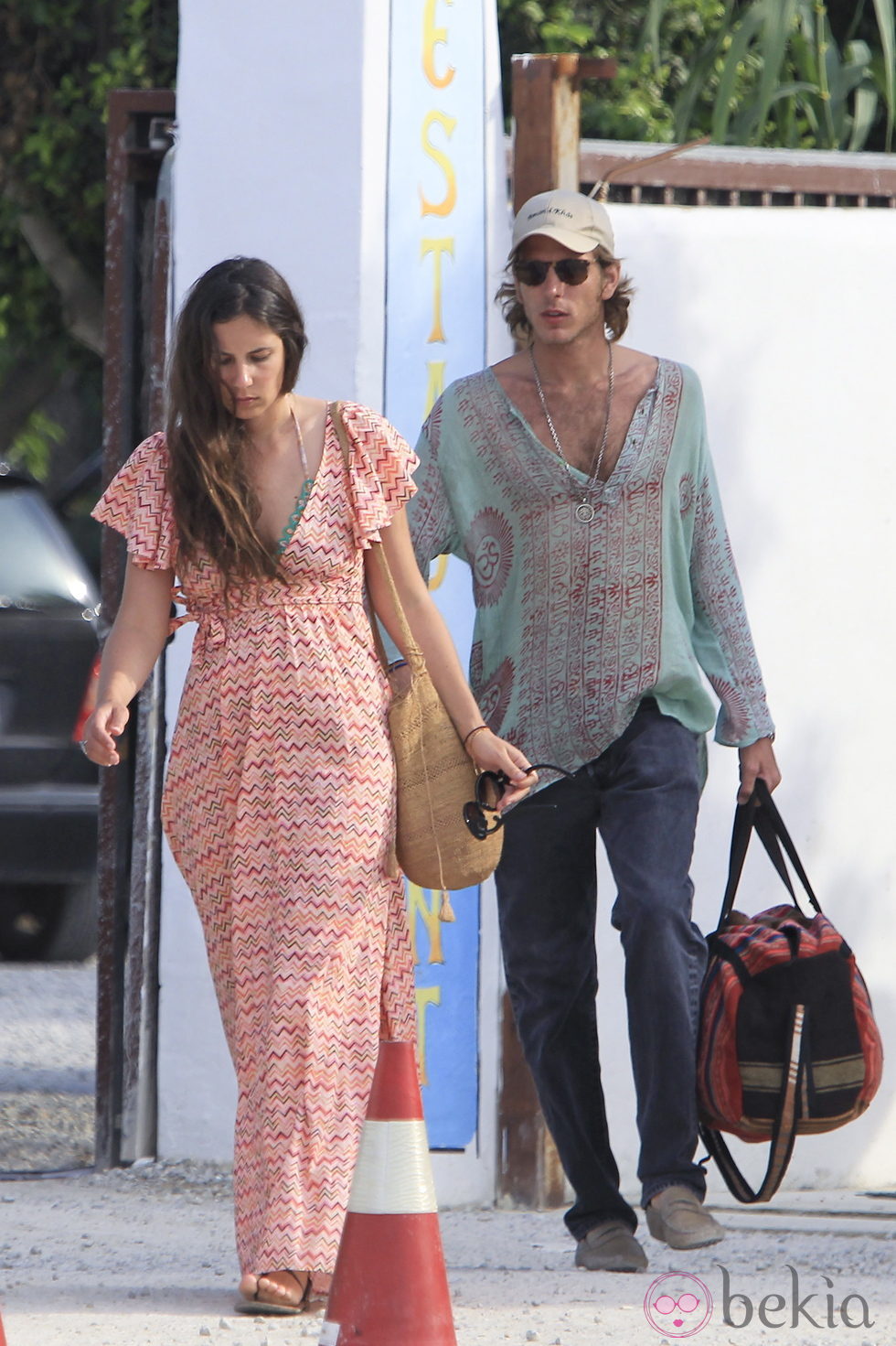 Tatiana Santo Domingo y Andrea Casiraghi de vacaciones en Ibiza