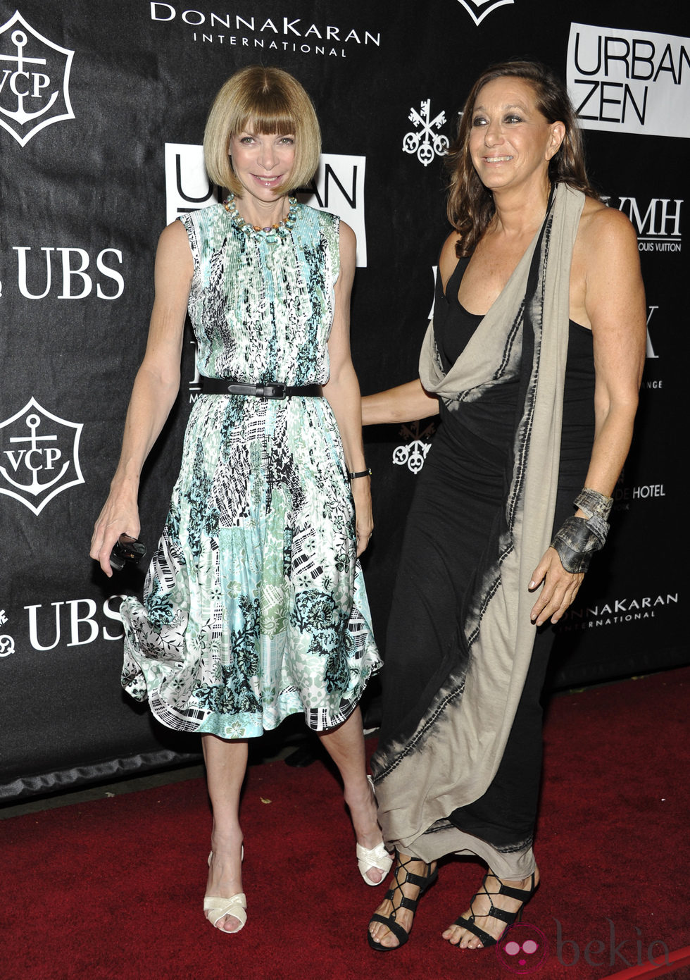 Anna Wintour y Donna Karan en los Stephan Weiss Apple Awards