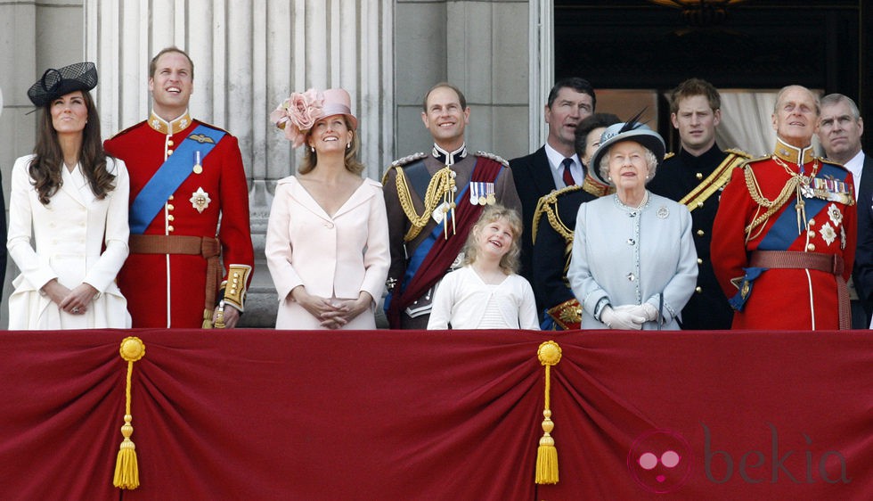 Los Windsor en Buckingham Palace