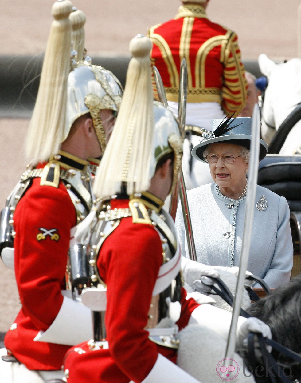 Isabel II en Trooping the Colour