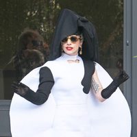 Lady Gaga en blanco y negro