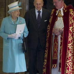 La Reina Isabel II y el Príncipe Felipe de Edimburgo en Windsor