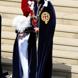 Guillermo de Inglaterra en la procesión de la Orden de la Jarretera