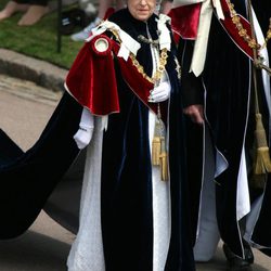 Felipe de Edimburgo y la Reina en la Orden de la Jarretera