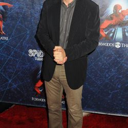 Liam Neeson en el estreno del musical de 'Spider-Man'