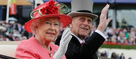 La Reina Isabel II y el Príncipe Felipe en Ascot
