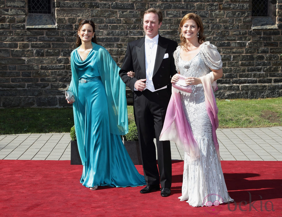 El Príncipe Gustavo, Carina Axelsson y Alexia de Grecia