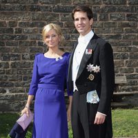 Pablo de Grecia y Marie Chantal Miller en la boda de la Princesa Natalia