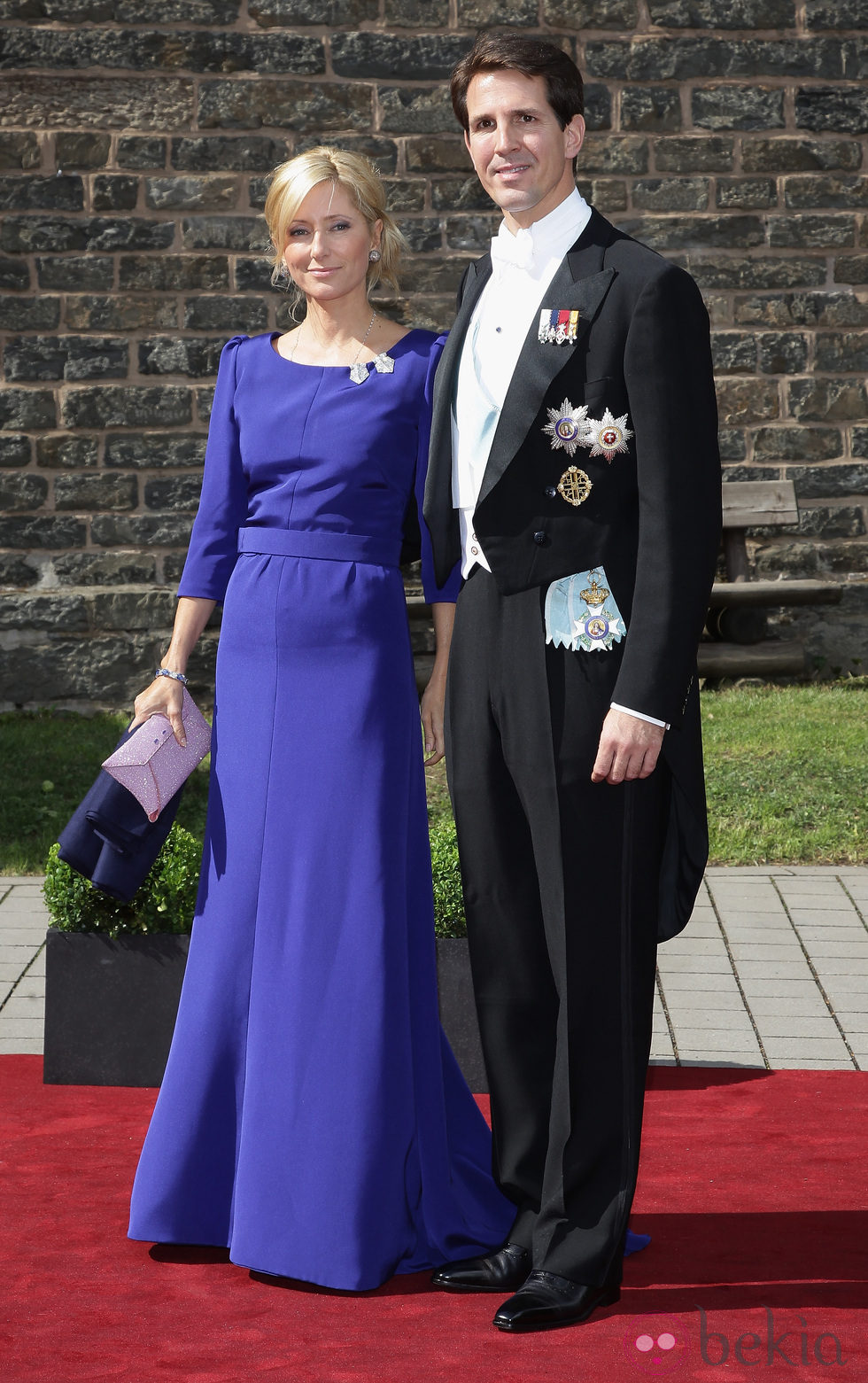 Pablo de Grecia y Marie Chantal Miller en la boda de la Princesa Natalia