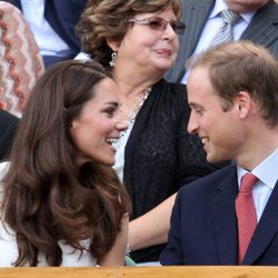 Los Duques de Cambridge muy cómplices en Wimbledon