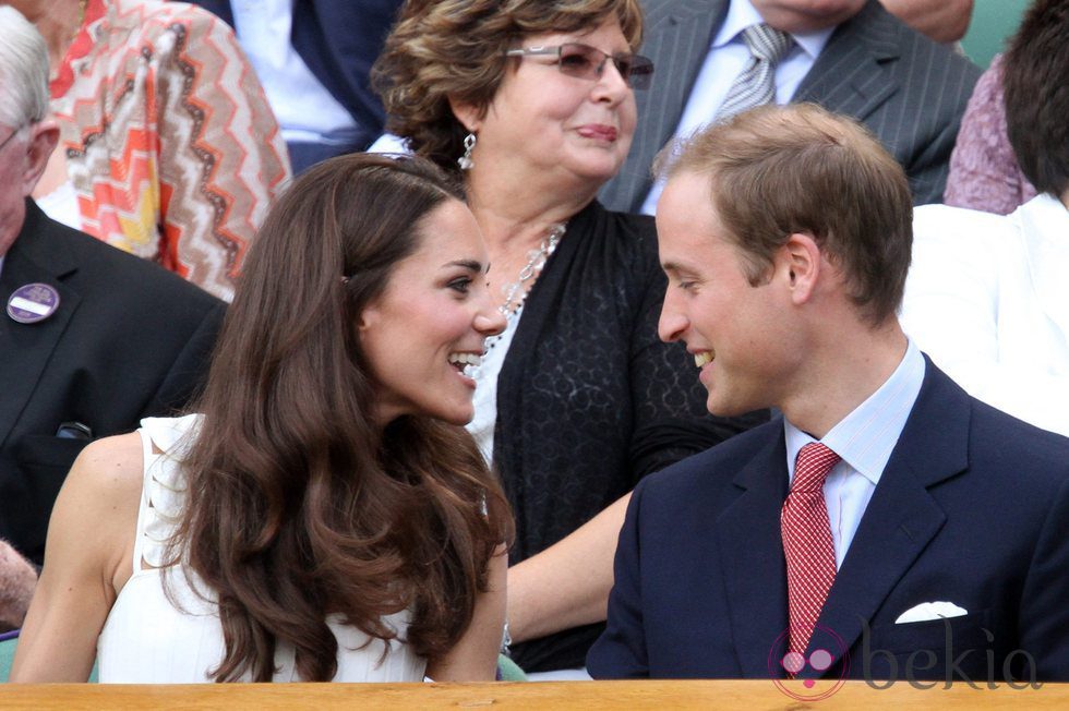 Los Duques de Cambridge muy cómplices en Wimbledon