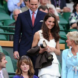 Los Duques de Cambridge a su llegada a Wimbledon