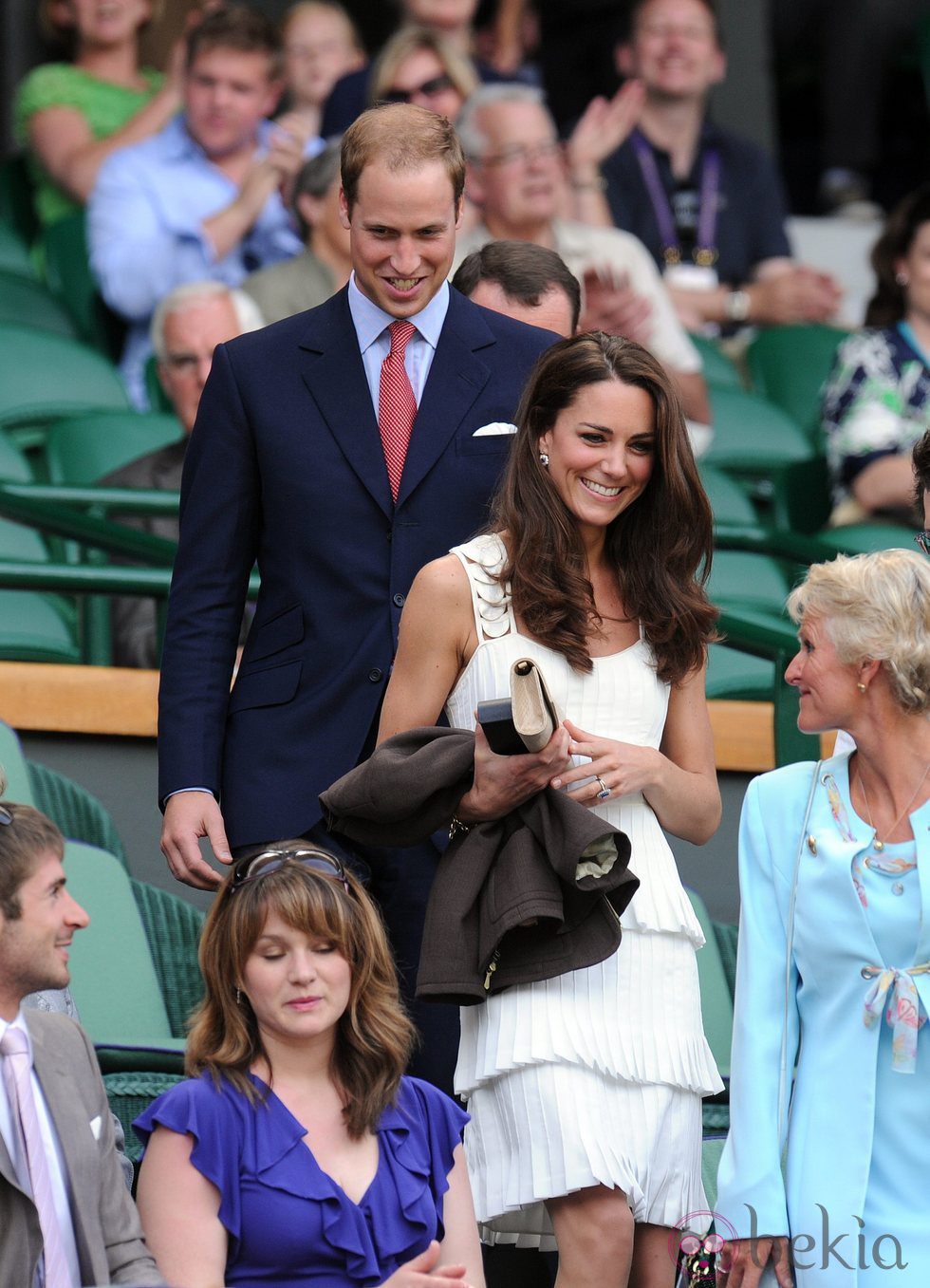 Los Duques de Cambridge a su llegada a Wimbledon