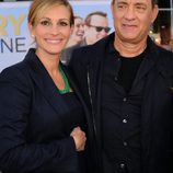 Julia Roberts y Tom Hanks en el estreno de 'Larry Crowne'
