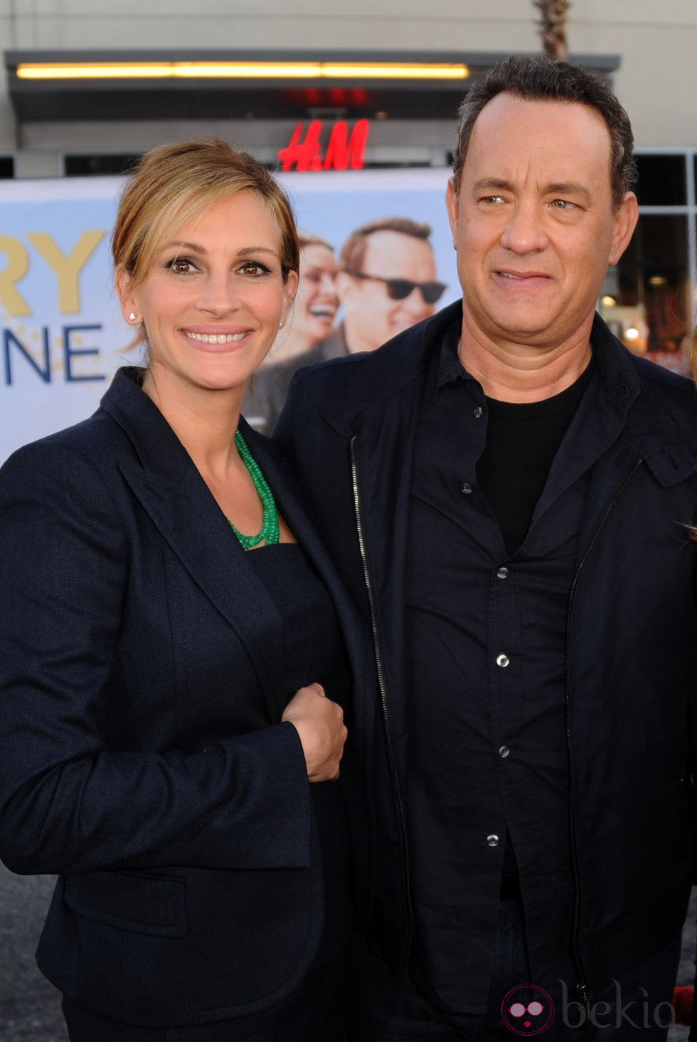 Julia Roberts y Tom Hanks en el estreno de 'Larry Crowne'