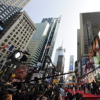 Vista del ambiente en la premiere de Transformers 3 en Nueva York