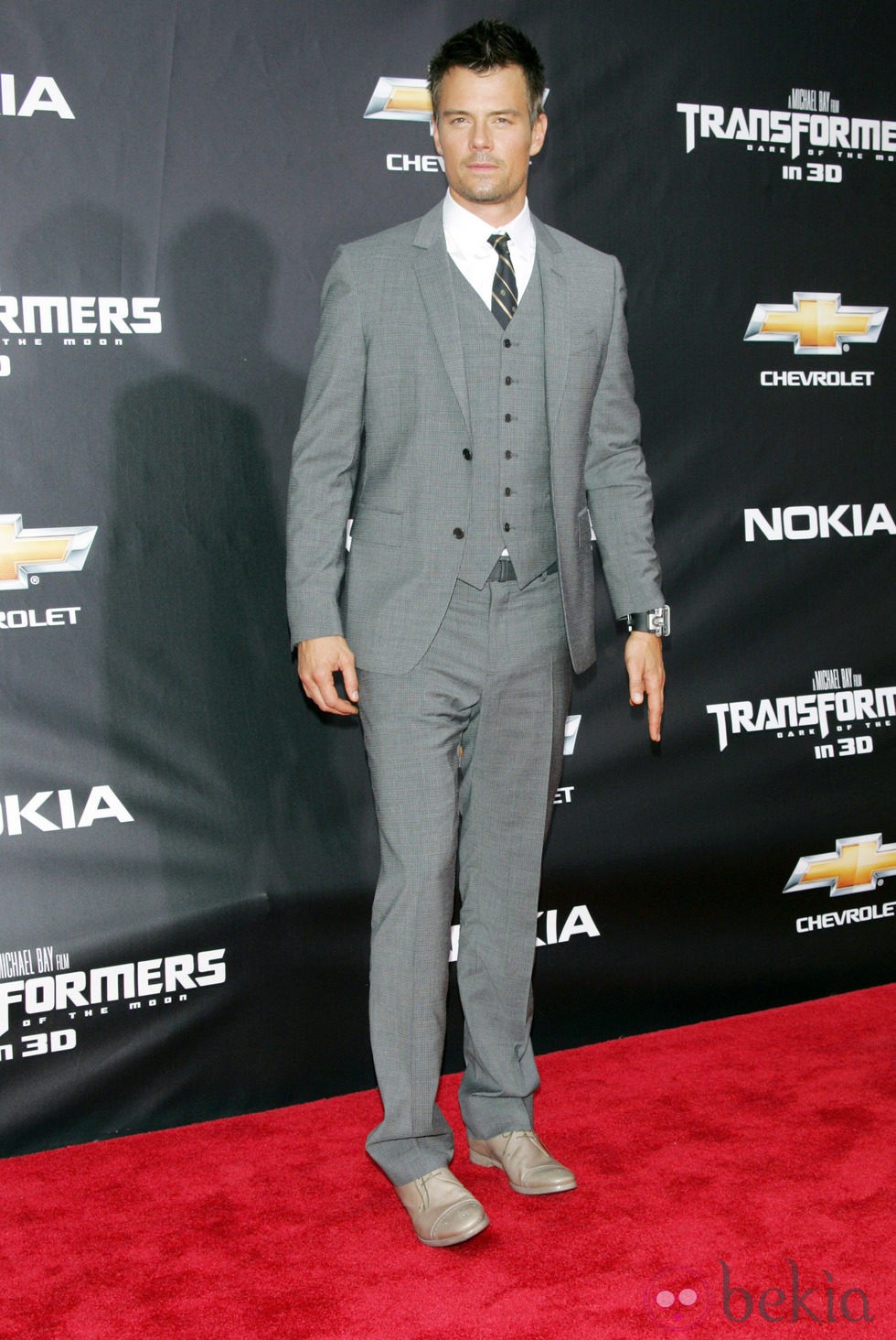 Josh Duhamel en la premiere en Nueva York de Transformers 3